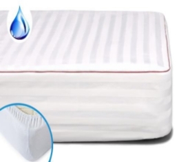 Наматрасник MirSon DeLuxe Cotton 270 непромокаемый с резинкой по периметру