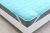 Наматрасник бамбуковый 1722 Eco Light Blue Bamboo Mirson на резинках по углам, фото