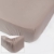 Простынь на резинке из ранфорса SoundSleep PR80R-Ran-121 Coffee кофейная, фото