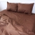 Простынь 19-1217 Chocolate Perla ranforce-elite MirSon, фото
