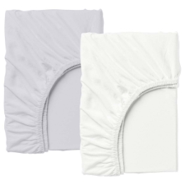 Набор простыней на резинке White / Grey Cosas