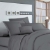 Простынь на резинке Manner Grey SoundSleep бязь, фото 4