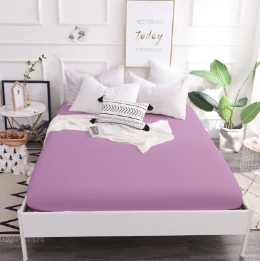 Простынь на резинке 16-3310 Lavander Herb Mikrosatin Premium MirSon