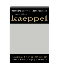 Простынь фланелевая на резинке Kaeppel 509 серебро
