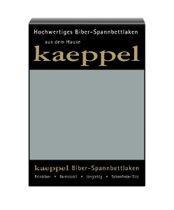 Простынь фланелевая на резинке Kaeppel 523 светло-серая