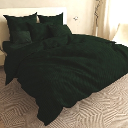 Простынь на резинке Stripy Green SoundSleep бязь