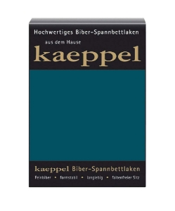 Простынь фланелевая на резинке Kaeppel 588 изумруд