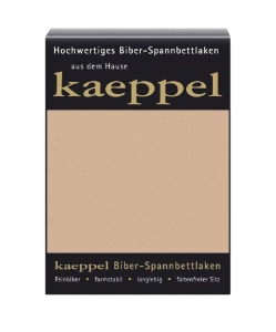 Простынь фланелевая на резинке Kaeppel 574 песочная