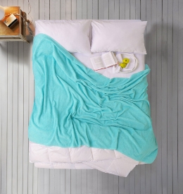Махровая простынь Aruba Blue Iris Home