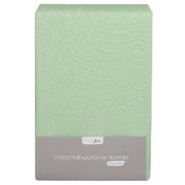 Махровая простынь на резинке Home Line салатовая