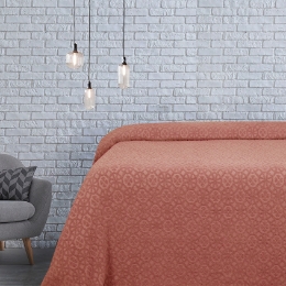 Простынь махровая Deco Lotus коралл