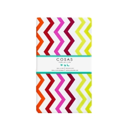 Подростковая простынь Cosas зигзаг красный 2