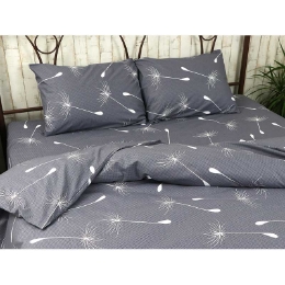 Простынь Руно бязь Fly Grey серая