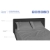 Простынь на резинке сатиновая Aero Carbon Grey Sonex, фото 2
