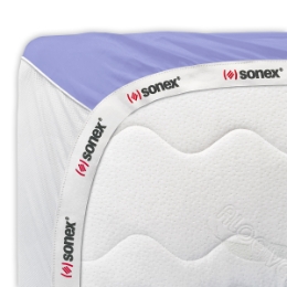 Простынь на резинке сатиновая Aero Gentle Lavender Sonex