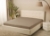 Простынь трикотажная на резинке Iris Home кофе, фото