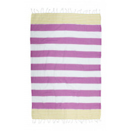 Полотенце Barine Pestemal Journey Olive-Purple 90х165 см