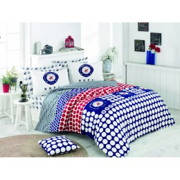 Постельное белье Beverly Hills Polo Club BHPC 010 Dark Blue