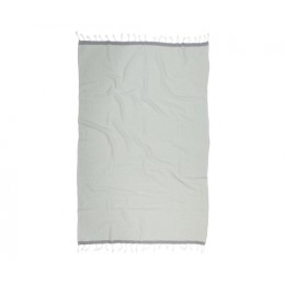 Полотенце Barine Pestemal Basak Light Grey-Grey 95х165 см