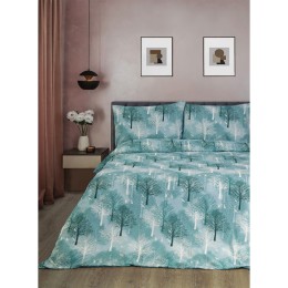 Постельное белье Iris Home Ranforce Wood зелёный