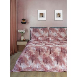 Постельное белье Iris Home Ranforce Wood терракотовый