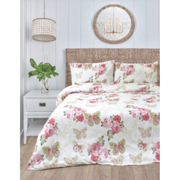 Постельное белье Iris Home Ranforce Diana розовый