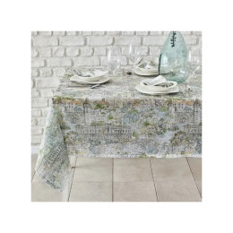 Набор скатерть и салфетки Karaca Home X IST COLLECTION Rumeli bej
