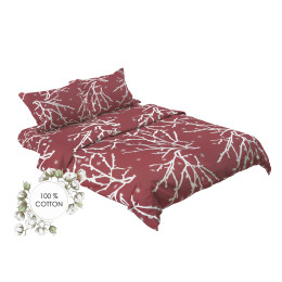 Комплект постельного белья Home Line Красная веточка