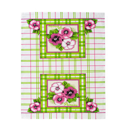 Полотенце кухонное Home Line Фиалки 45х60 см