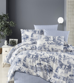 Постельное белье First Choice De Luxe Vintage Blue