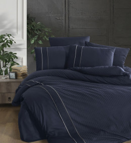 Постельное белье First Choice Alfa Navy Blue