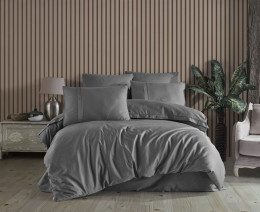 Постельное белье Hobby Premium Sateen Plain Gri