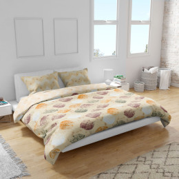 Постельное бельё Home Line Листья на бежевом