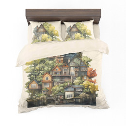 Постельное бельё Home Line Эко Домики