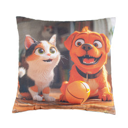 Подушка Home Line Кот Пёс и мяч
