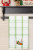 Полотенце кухонное Home Line Зелёная клетка 45x70 см, фото 3