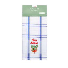 Полотенце кухонное Home Line Синяя клетка 45x70 см