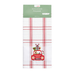 Полотенце кухонное Home Line Красная клетка 45x70 см
